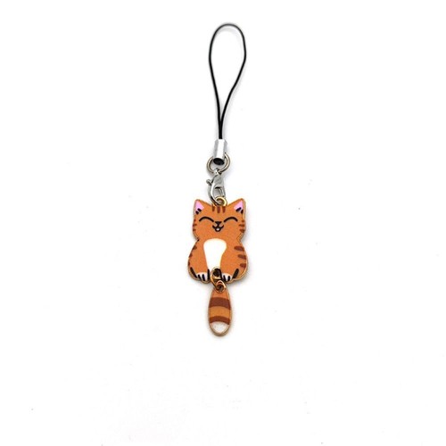Kitten Pendant Cat Phone Strap Wag Tail Phone Lanyard Women Girls - 第 13/19 張圖片