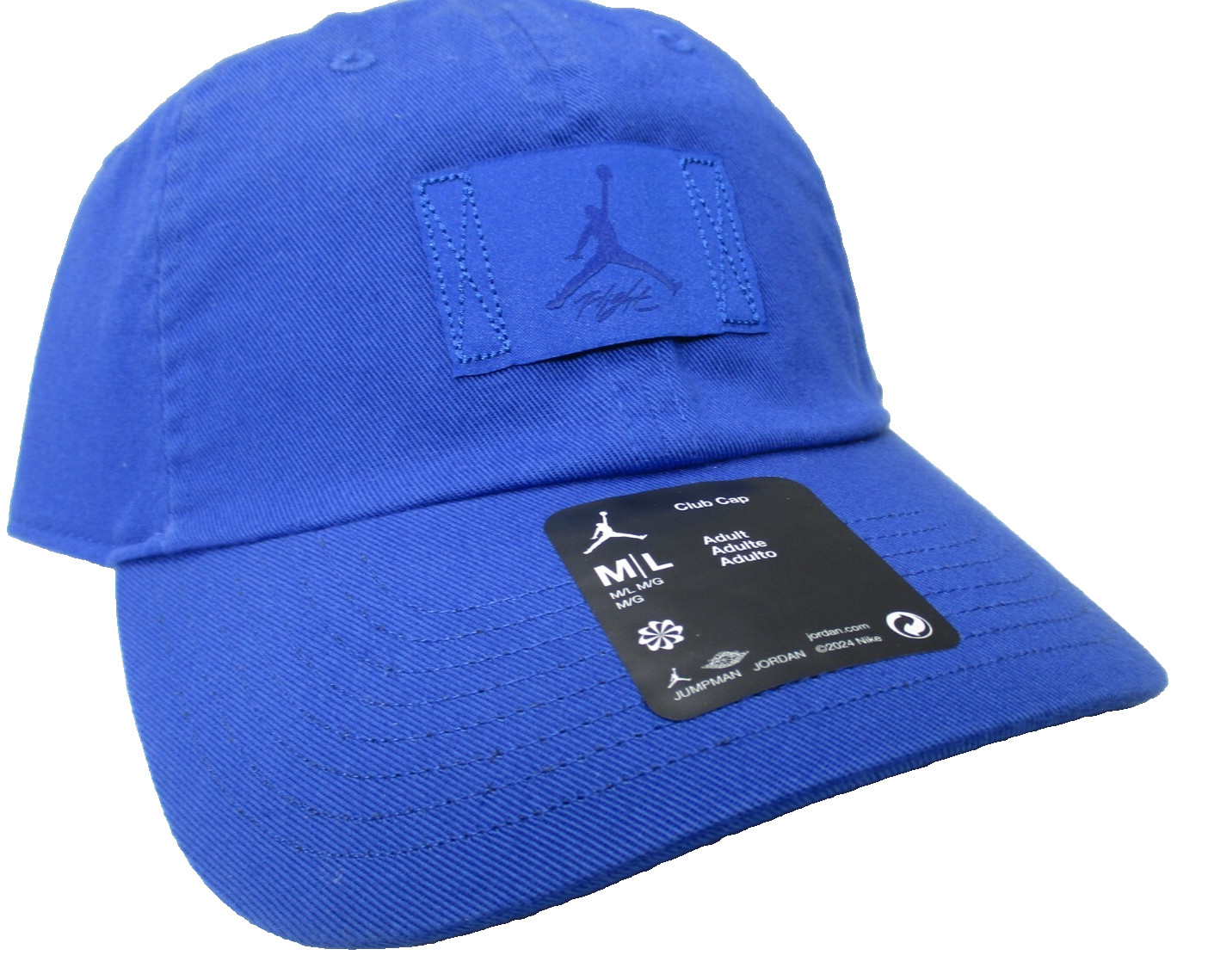 Air Jordan Jumpman Club Cap Hat Blue M/L Adult Adjustable Strapback