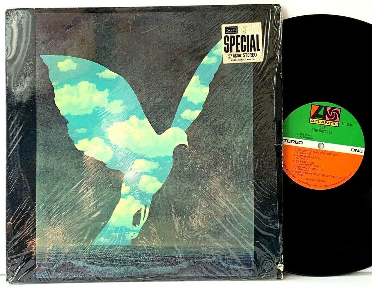 The Rascals Self Titled in-shrink Atlantic SD-8246 Vintage Vinyl