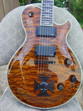 Michael Kelly Patriot Premium Guitar In Tiger Eye With Hsc