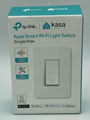 Kasa Matter Smart Light Switch: Voice Control W/Siri, Alexa & Google Assistant