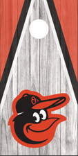 Cornhole Board Wraps Decals Vinyl Stickers Set of 2 - Baltimore Orioles