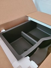Elkay Quartz CLASSIC 33"x22"x10", Offset 60/40 Double Bowl Undermount Sink Mocha