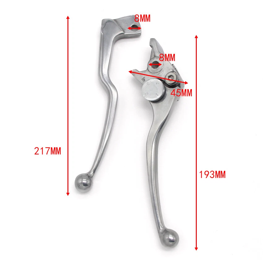 Leve Freno Frizione per Suzuki DL650 SV650S Katana 750F GSXR600 GSF400 Bandit - Immagine 2 di 4