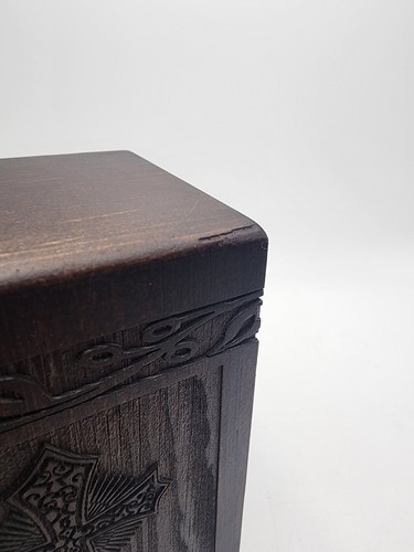 Handmade Wooden Urn for Human Ashes, Urns for Adults Male Female, 250lbs - Picture 2 of 6