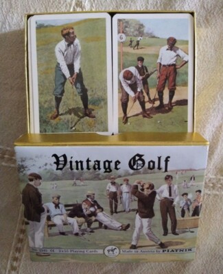 Piatnik 1980s Poker Cards VINTAGE GOLF