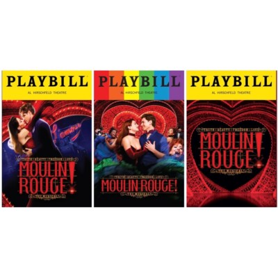 Moulin Rouge! Playbills - Aaron Tveit Special Edition & Joanna  JoJo  Pride