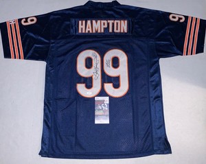 dan hampton autographed jersey