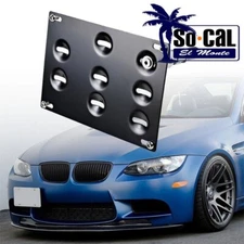 Front Bumper Tow Hook License Plate Mounting Relocate Holder For BMW 1 3 5 X5 X6