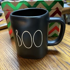 1 Rae Dunn Halloween Mug Boo Matte Black