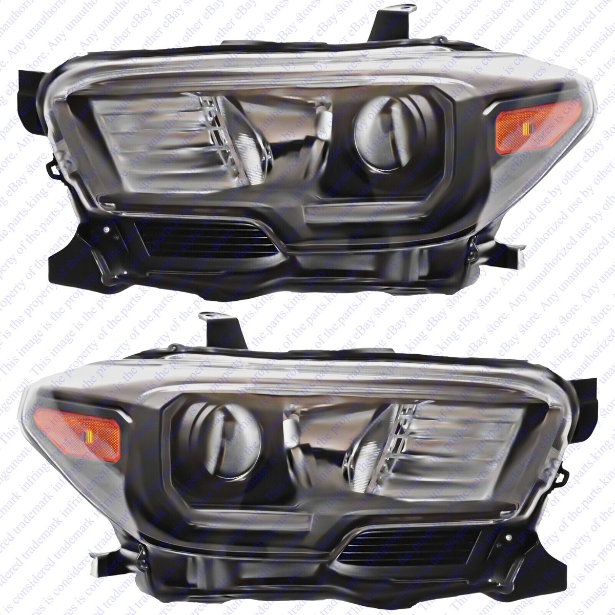 For 2016 2021 Toyota Tacoma Halogen LED DRL Headlight Assembly