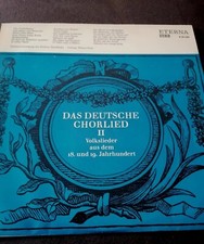 LP Das deutsche Chorlied II Volkslieder DDR E...
