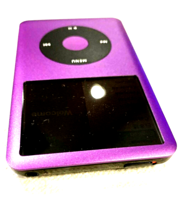 【美品】iPod Classic 第7世代 オールパープルver 256GB Apple iPod classic 7th Generation Purple Black (256GB) Bundle w
