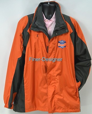 Super Bowl XLVI Indianapolis Football Host Committee Jacket Coat 3 in 1 zip 2XL