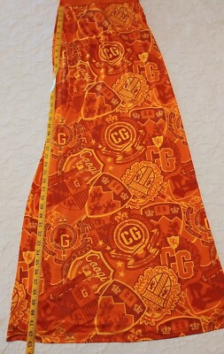 Coogi Halter Dress Maxi Logo Print Orange Size M | eBay