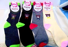 Mamis Fashion Socks  Women's  size 9-11   single pair each