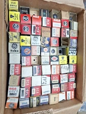Vacuum Tube Lot of NOS and Used - Mixed Brands Tv Radio Tubes 