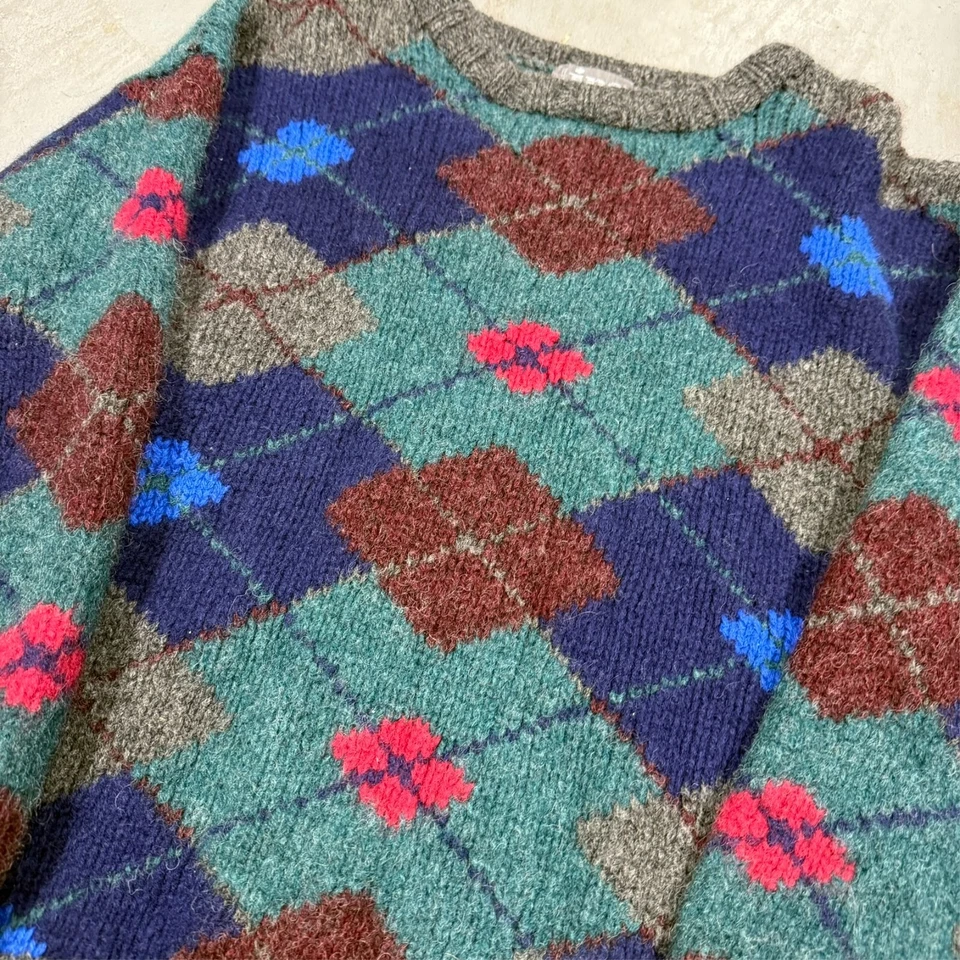 Vintage 1990s INC 100% Pure Virgin Wool Chunky Knit Sweater XL - Image 2 of 4