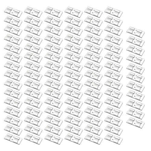 100Pcs Hooks for Outdoor String Lights Clips HeavyDuty Cable Clips