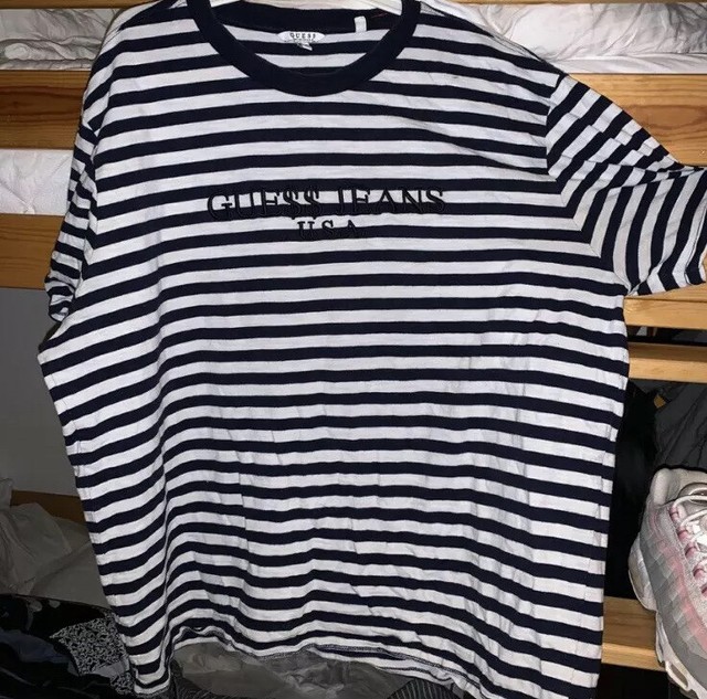 chandail guess rayé