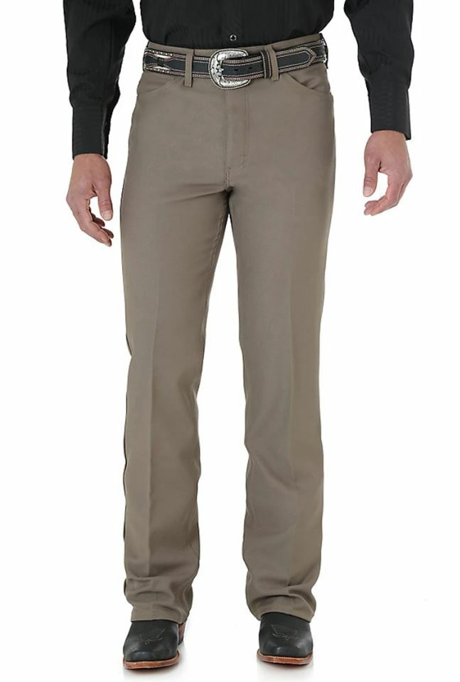Men's Wrangler® Wrancher Olive Taupe 82OT Dress Pants Sizes (28-50