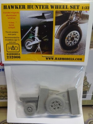HAD232006 HAD Models 1:32 Hawker Hunter Resin Wheels