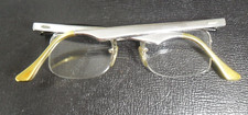 Vintage 1950's Bausch Lomb B L Safety Glasses 5 3/4 Silver Arm w/12K Gold Filled
