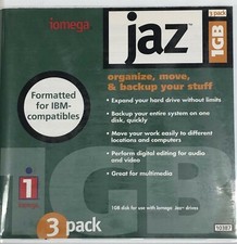 IOMEGA JAZ 1 GB 3 Disc Pack