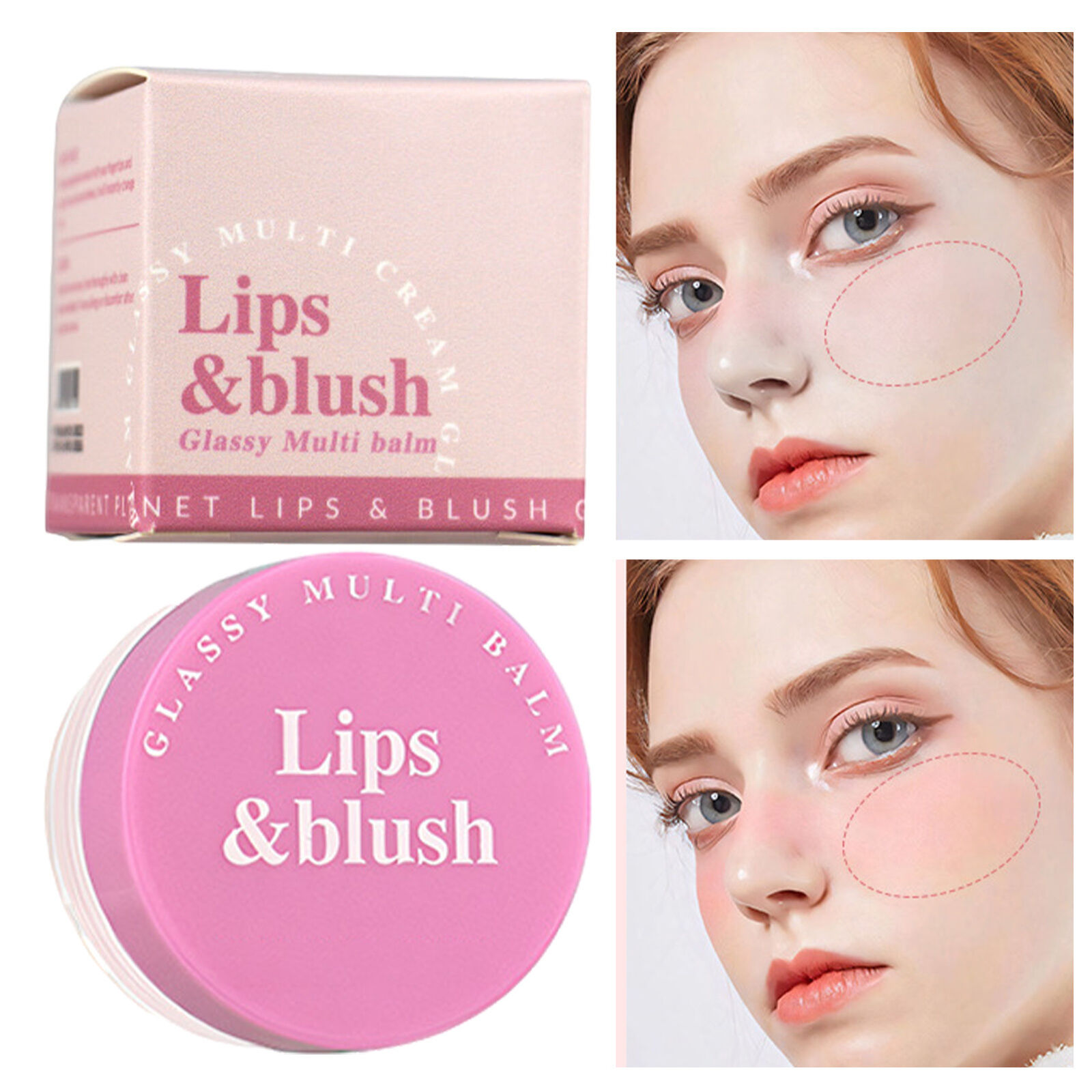 Blush for Cheeks 2-in-1 Face Blusher and Lip Color Buildable Coverage ordinary
