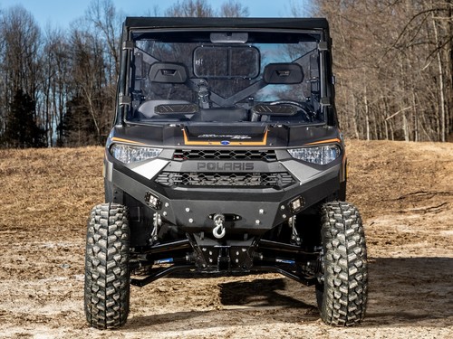 SuperATV Scratch Resistant Vented Full Windshield for Polaris Ranger XP 1000 - Picture 2 of 9