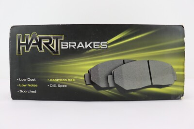 Hart Brakes Bremsen-Set – Keramik-Bremsbeläge & Gebohrte/schlitzte Rotoren Vorne/hinten Für Mercedes SLK320 & Chrysler Crossfire
