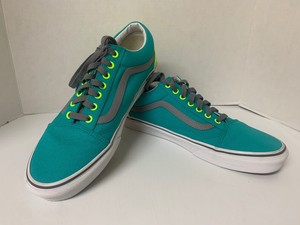 bright green vans old skool