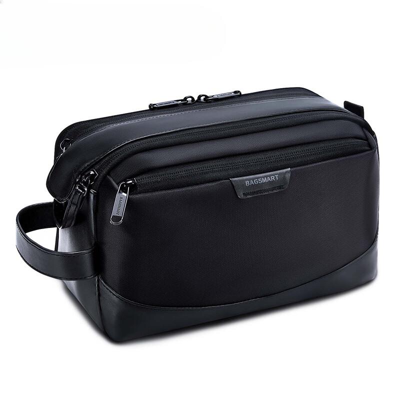 Men's Large Waterproof Travel Toiletry Organizer Kit with Shaving Bag-image