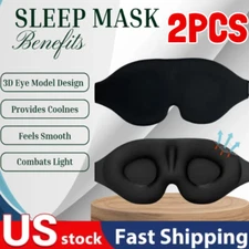 Travel 3D Sleep Mask For Men Women Eye Mask For Sleeping Blindfold Accessories