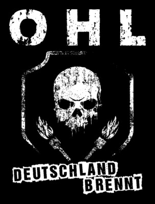 OHL - DEUTSCHLAND BRENNT  Patch / Aufnäher Punk Punkrock Slime Wizo Rawside