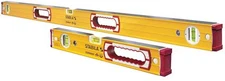 Stabila 37816 48-Inch and 16-Inch Aluminum Box Beam Level Set, Yellow