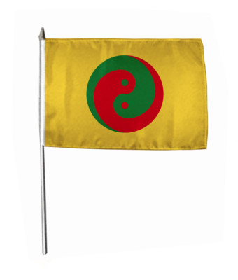 Stockflagge Shanghai Fahne Flagge 30 x 45 cm