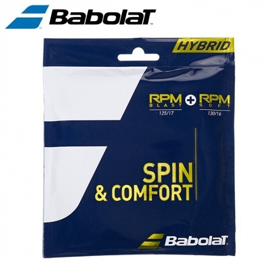 Теннисная струна Babolat RPM Blast 125 мм RPM Soft 130 мм 12 м черно-серая NWT 5190₽