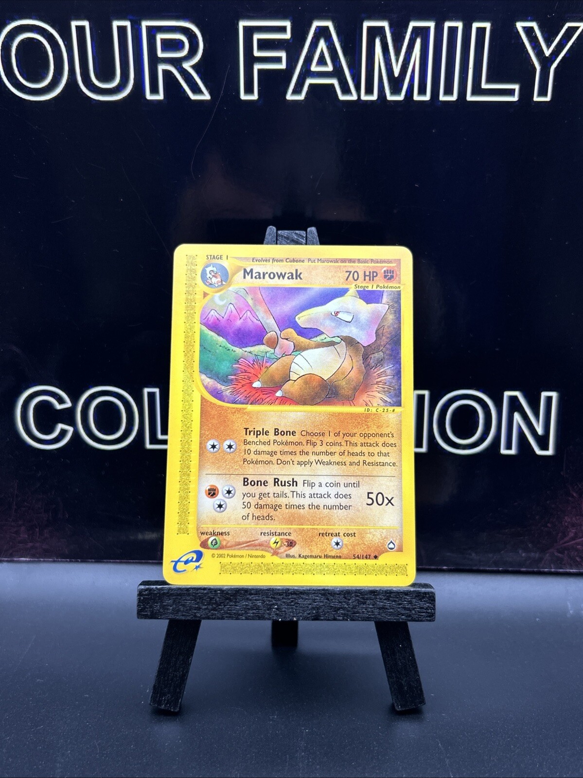 Pokemon Card - Marowak Aquapolis 54/147 Uncommon Non-Holo 2002 LP