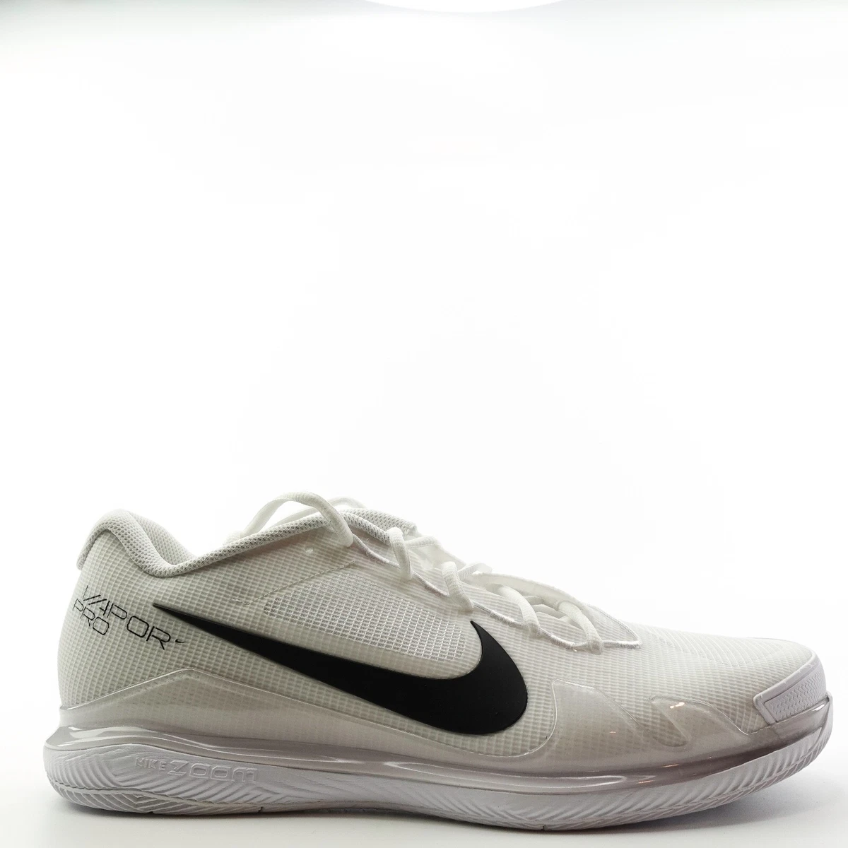 Nike Air Zoom Vapor Pro HC White Black Court Tennis Shoes Mens 15 CZ0220 124