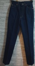NOS VTG Lee Misses MS Riders Jeans 10 Straight Leg USA Made W x 34 L Dark