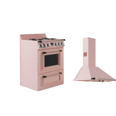 1/6 miniature dollhouse Stovetop oven Range Hood Kitchen Appliances  furniture