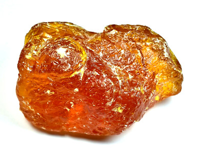 612.00 CT Natürlich Baltisch Karamellbonbon Ei Eigelb Bernstein Facettiert Rough