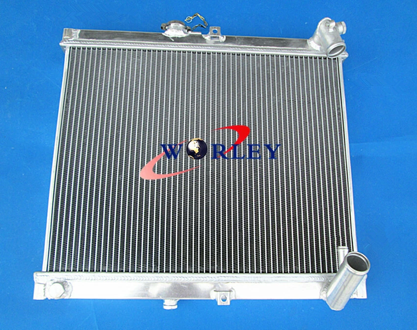 Radiador de aluminio 3 filas 1986 1987 1988 Mazda RX7 FC3S RX-7 FC-3S S4 MT 86 87 88 Foto 2 de 4