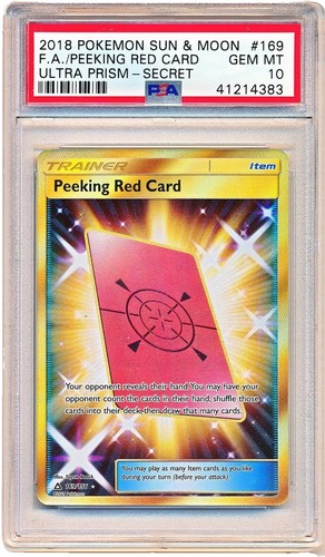 Pokemon Peeking Red Card 169/156 Ultra Prism Full Art Holo Secret Rare 2018 NM | eBay Pokemon Peeking Red Card 169/156 Ultra Prism Full Art Holo Secret Rare 2018 NM | eBay