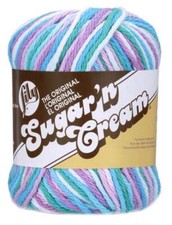 Beach Ball Blue - Ombres - Lily Sugar'n Cream Yarn