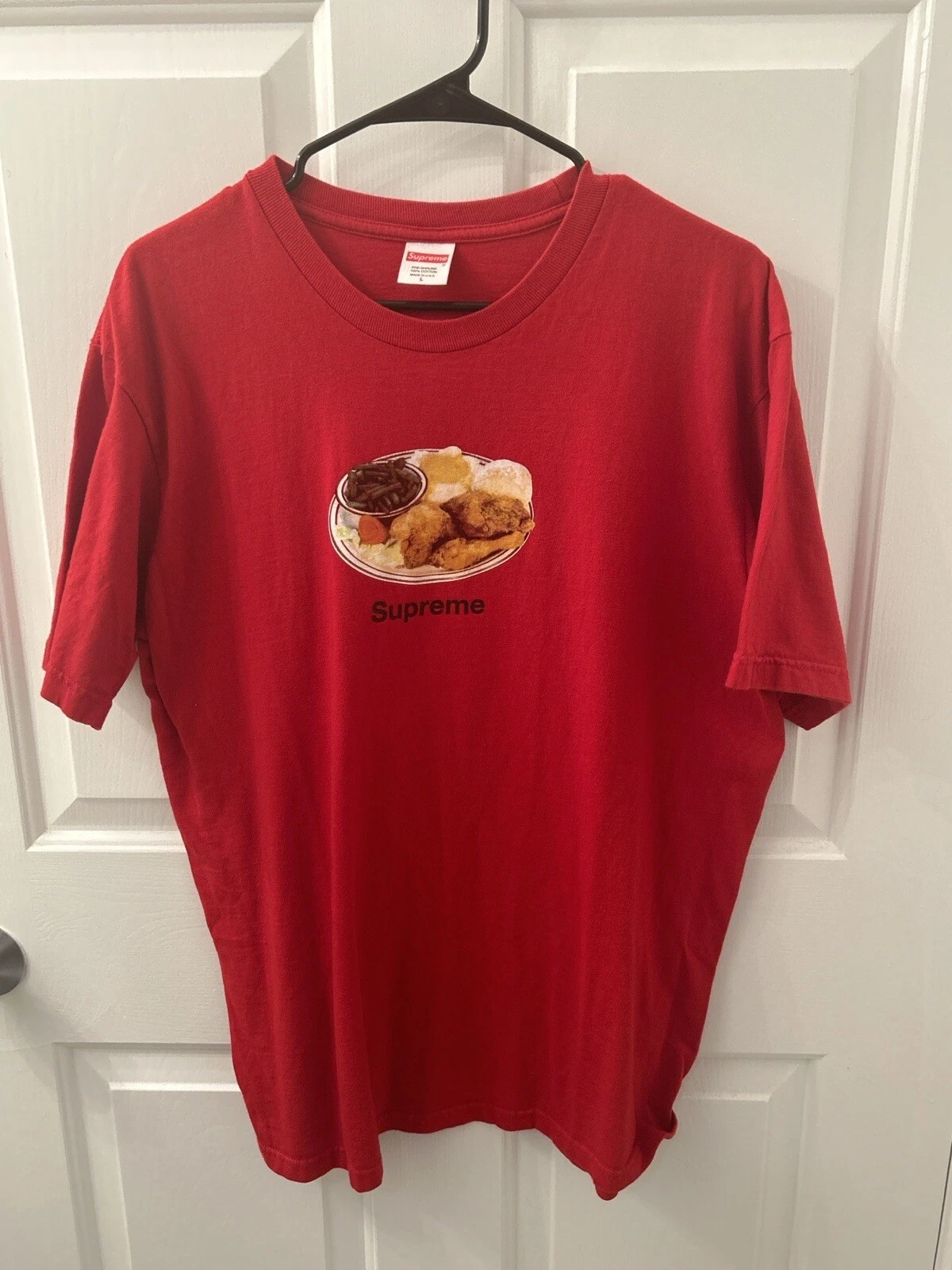 Tee shirt Supreme Chicken Dinner SS18 rouge taille L