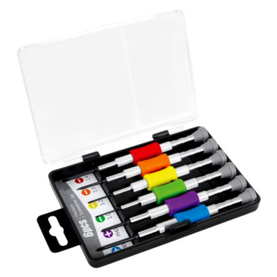 Performance Tool  W1732 -6-Pc Precision Chromatic Screwdriver Set