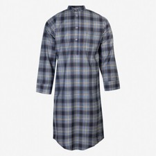Somax Braemar Traditional style Closed front button up Long Nightshirt MS24