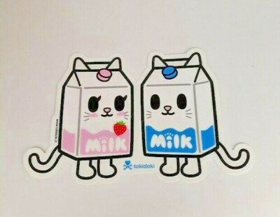 tokidoki sticker - Bianca and Bianco Latte